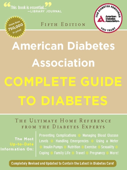 Cover image for American Diabetes Association Complete Guide to Diabetes